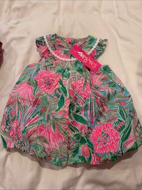 Lilly Pulitzer Baby Paloma Bubble Dress Coming in Hot